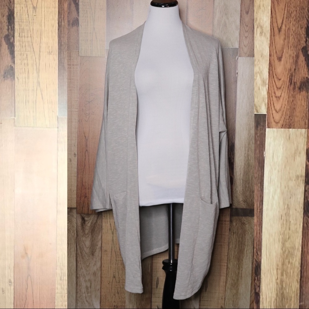 Donni - Rib Sweater Coat